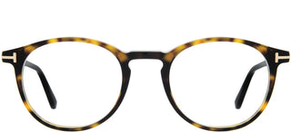 Tom Ford FT 5294 men Havana Round Eyeglasses