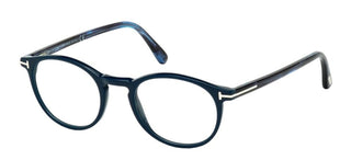 Tom Ford FT 5294 men Blue Round Eyeglasses