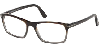 Tom Ford FT 5295 men Havana Geometric Eyeglasses