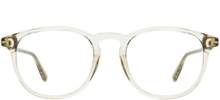 Tom Ford FT 5401 unisex Transparent Geometric Eyeglasses