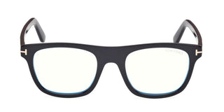 Tom Ford FT 5939-B BLUE BLOCK men Black Geometric Eyeglasses