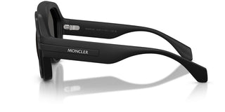 Moncler Fynder Me8012u Unisex Black Shield Sunglasses