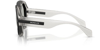 Moncler Fynder Me8012u Unisex Grey Shield Sunglasses