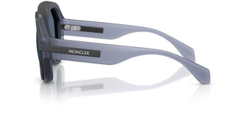 Moncler Fynder Me8012u Unisex Blue Shield Sunglasses