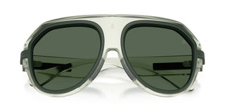 Moncler Fynder Me8012u Unisex Green Shield Sunglasses