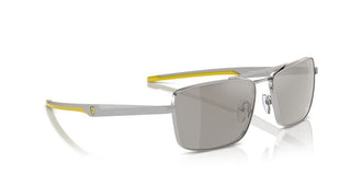 Scuderia Ferrari Fz 5001 Men Silver Rectangle Sunglasses