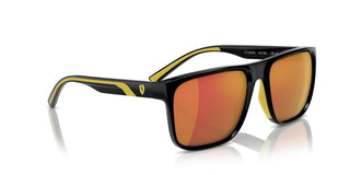 Scuderia Ferrari Fz 6002u Men Black Squared Sunglasses
