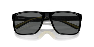 Scuderia Ferrari Fz 6002u Men Black Squared Sunglasses