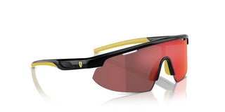 Scuderia Ferrari Fz 6004u Unisex Black Shield Sunglasses