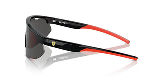 Scuderia Ferrari Fz 6004u Unisex Black Shield Sunglasses