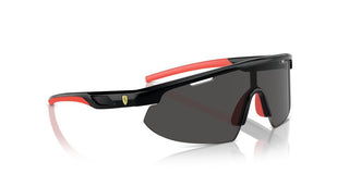 Scuderia Ferrari Fz 6004u Unisex Black Shield Sunglasses