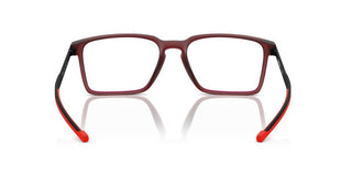 Scuderia Ferrari Fz 8005u Men Red Geometric Eyeglasses