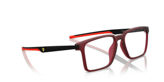 Scuderia Ferrari Fz 8005u Men Red Geometric Eyeglasses