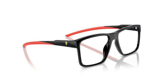 Scuderia Ferrari Fz 8007u Men Black Rectangle Eyeglasses
