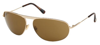Tom Ford GABE FT 0774 men Rose gold Geometric Sunglasses