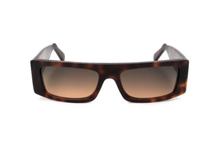 Gcds Gd0009 Unisex Havana Geometric Sunglasses