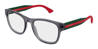 Gucci GG0004ONN men Grey Squared Eyeglasses