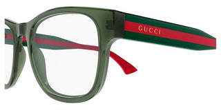 Gucci GG0004ONN men Green Squared Eyeglasses
