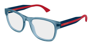 Gucci GG0004ONN men Blue Squared Eyeglasses