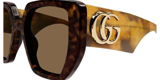Gucci GG0956S women Havana Squared Sunglasses