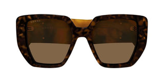 Gucci GG0956S women Havana Squared Sunglasses