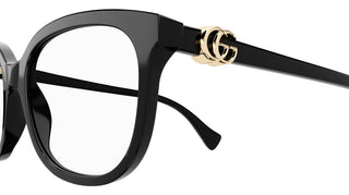 Gucci Gg1075o Women Black Geometric Eyeglasses