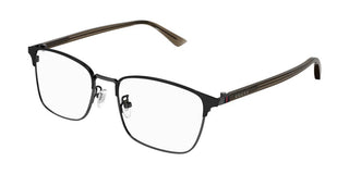 Gucci GG1124O men Black Squared Eyeglasses