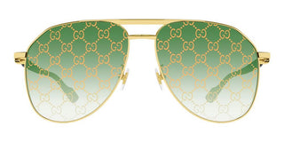 Gucci GG1220S men Gold Pilot Sunglasses