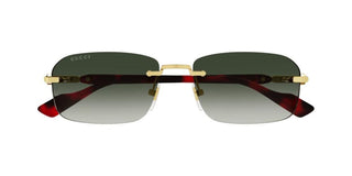 Gucci GG1221S men Gold Geometric Sunglasses