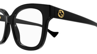 Gucci Gg1258o Women Black Geometric Eyeglasses