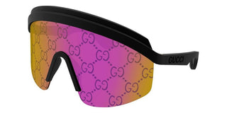 Gucci GG1477S - FASHION SHOW women Black Shield Sunglasses