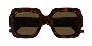 Gucci GG1547S women Havana Oversize Sunglasses