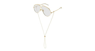 Gucci GG1654S women Gold Pilot Sunglasses