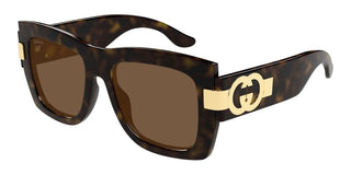 Gucci Gg1688s Women Havana Butterfly Sunglasses