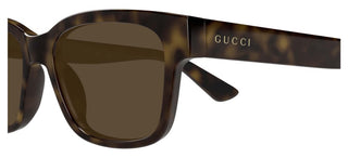 Gucci Gg1716s Men Havana Squared Sunglasses