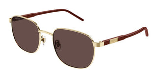 Gucci Gg1799s Men Gold Squared Sunglasses