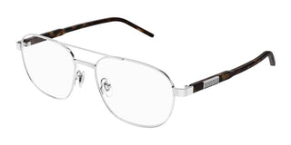 Gucci GG1800O men Silver Squared Eyeglasses