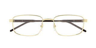 Gucci GG1801O men Gold Squared Eyeglasses