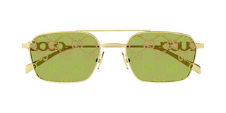 Gucci Gg1804s Women Gold Squared Sunglasses