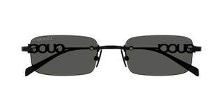 Gucci Gg1808s Men Black Squared Sunglasses