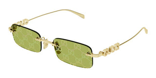 Gucci Gg1808s Men Gold Squared Sunglasses