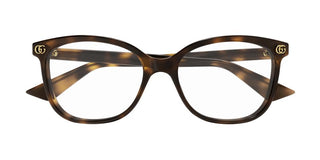Gucci GG1816O women Havana Squared Eyeglasses