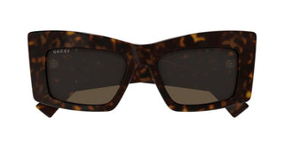 Gucci Gg1842s Women Havana Butterfly Sunglasses