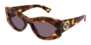 Gucci GG1843S women Havana Cat Eye Sunglasses