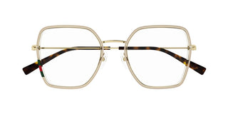 Gucci GG1850O women Yellow Squared Eyeglasses