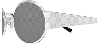 Gucci Gg1854s Men Silver Round Sunglasses