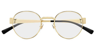 Gucci Gg1855o Men Gold Round Eyeglasses