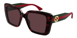 Gucci Gg1861s Women Havana Squared Sunglasses