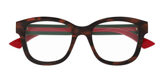 Gucci GG1863O women Havana Squared Eyeglasses