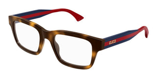 Gucci GG1865O unisex Havana Squared Eyeglasses